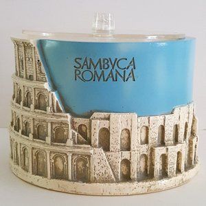 Ice Bucket Roman Colosseum Sambuca Romana Vintage Rare Unique*Read*